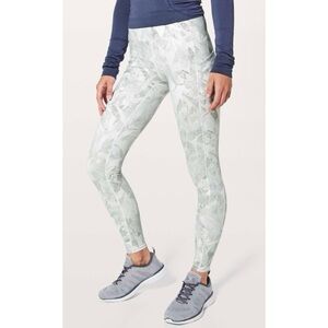 LULULEMON Jasmine White Multi Speed Up Tight 28”